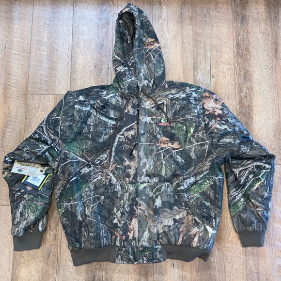 Mossy Oak Other - Mossy Oak Men's Insulated Country DNA Bomber Jacket w/Hood NEW